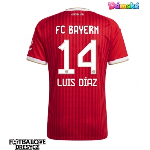 Bayern Munich Luis Diaz #14 Dámské Domácí Dres 2026-27 Krátký Rukáv